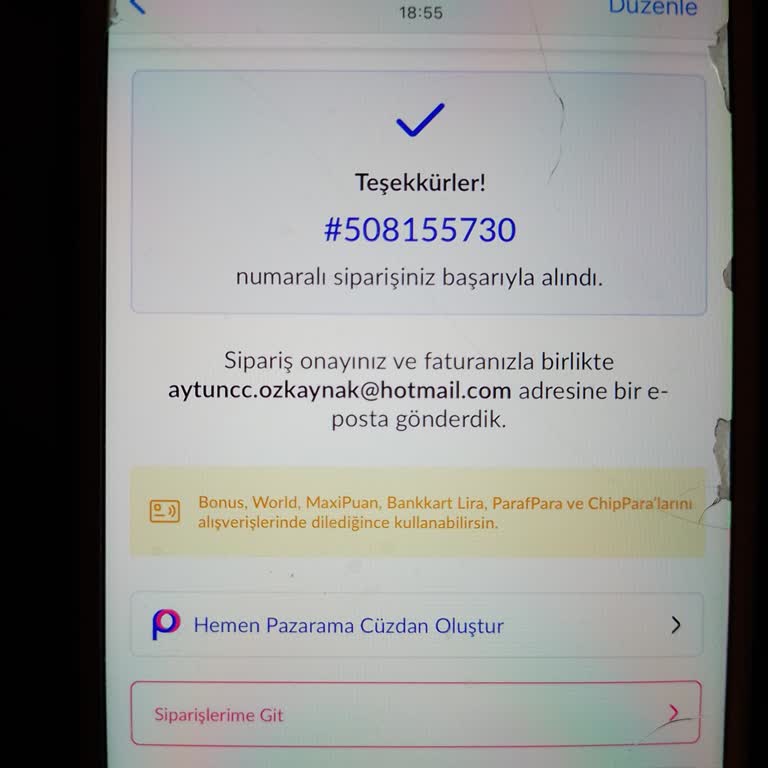 Ödediğim Ürünü Teslim Alamama Sorunu