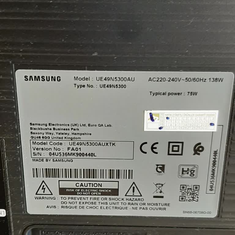 Samsung TV'de Sürekli LED Sorunu