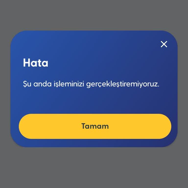 Turkcell Dijital Mobil'de Paket Yükleme Sorunu
