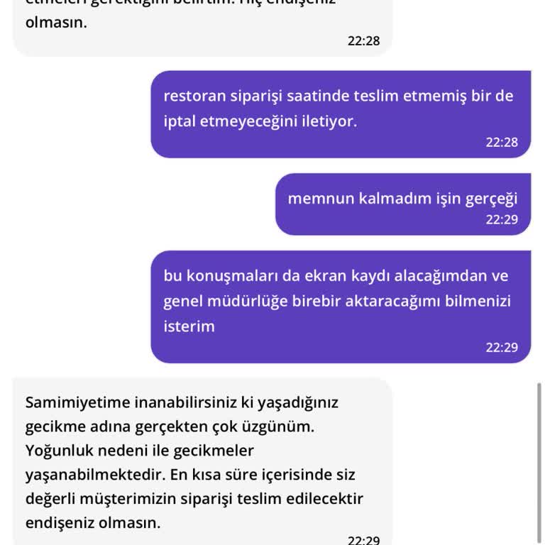 Geç Teslimat Ve İptal Sorunu: Müşteri Memnuniyetsizliği