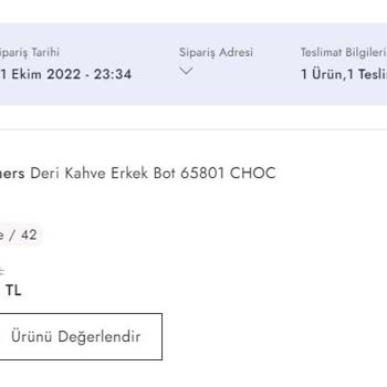 Skechers Botumun Beklenmedik Yırtılması Ve Destek Beklentisi