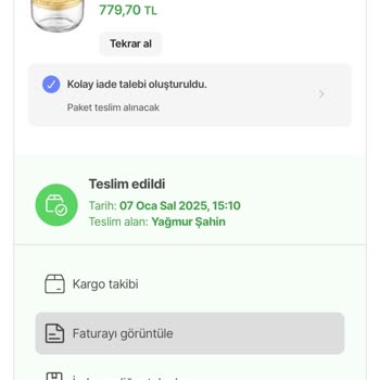 Yanlış Ürün Gönderimi Ve İptal Edilen Sipariş Sorunu