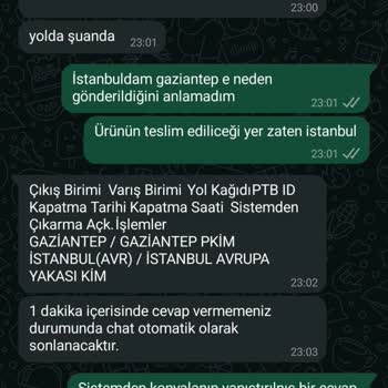 Yanlış Şehre Gönderilen Ürün Ve PTT'nin Hatalı Aktarımı