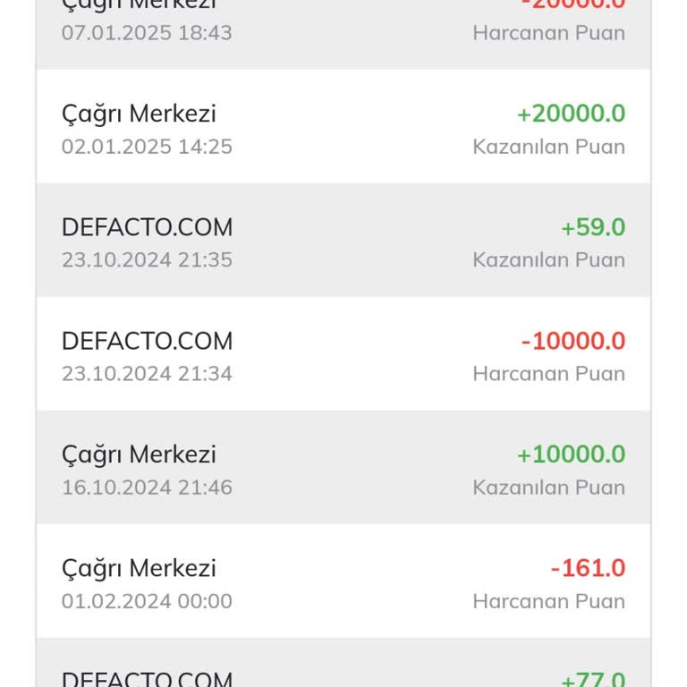 DeFacto Gift Puanının Geri Alınması Hakkında Bilgilendirme Eksikliği