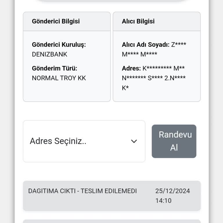 Kuryenet'in Keyfi Davranışları Yüzünden Mağduriyet