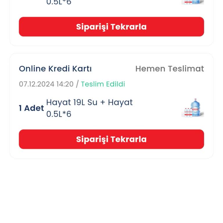 Danone Hayat İçecek Hediye Su Teslimat Sorunu