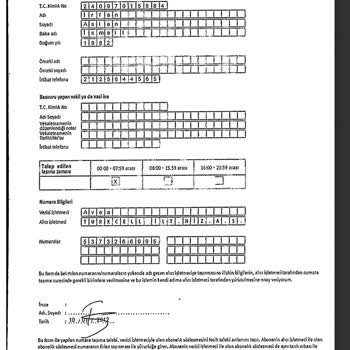 Turkcell'den Bilgim Dışında Açılan Hat Sorunu