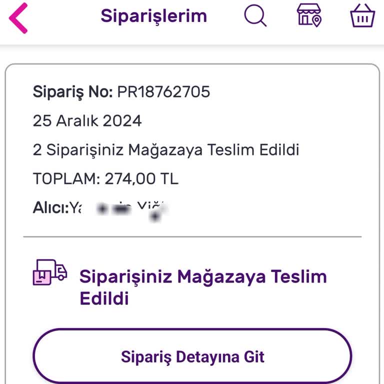 Sipariş Teslimatında Büyük Hayal Kırıklığı