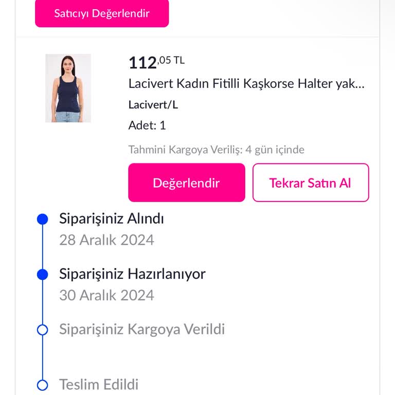 Geciken Sipariş Ve İletişimsizlik Sorunu