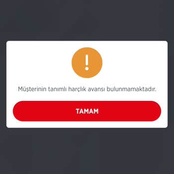 Harçlık Avans Tanımlı Ama Kullanılamıyor