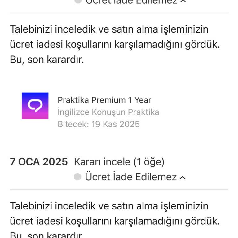 İzinsiz Üyelik Ücreti Kesintisi Ve İade Talebinin Reddedilmesi