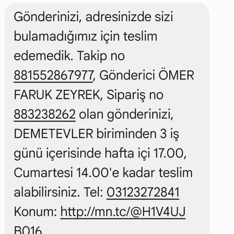 MNG Kargo'nun Teslimat Sorunu Ve Yanıltıcı Bildirimler