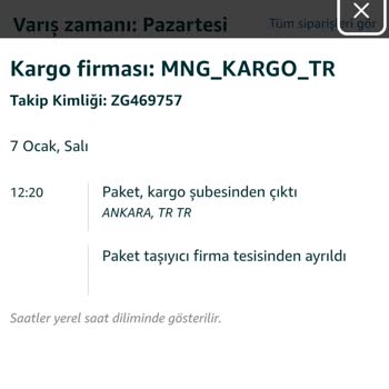 Acil Teslimat Sözü Yerine Getirilmedi