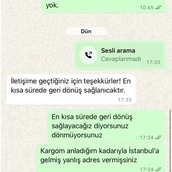 Teslimat Gecikmesi Ve İletişim Sorunları