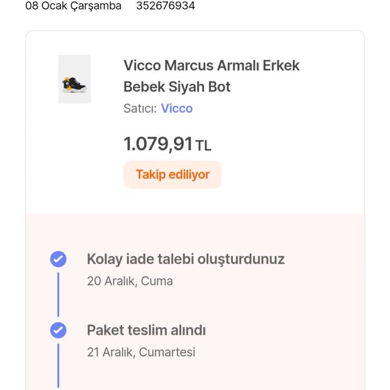 Vicco Bebek Botu Su Geçirme Sorunu Ve İade Problemi