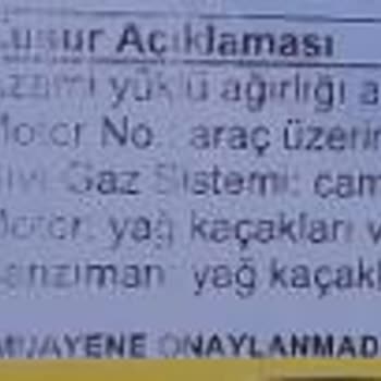 Araç Muayenesinde Beklenmedik Sorun