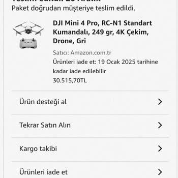 Amazon'dan Gelen Sıfır Ürün Şüphesi Ve İade Sorunları