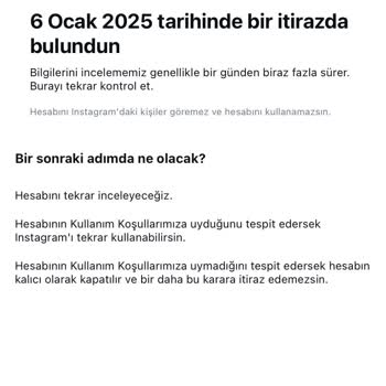 Instagram Hesabım Yupi Uygulaması Nedeniyle Askıya Alındı