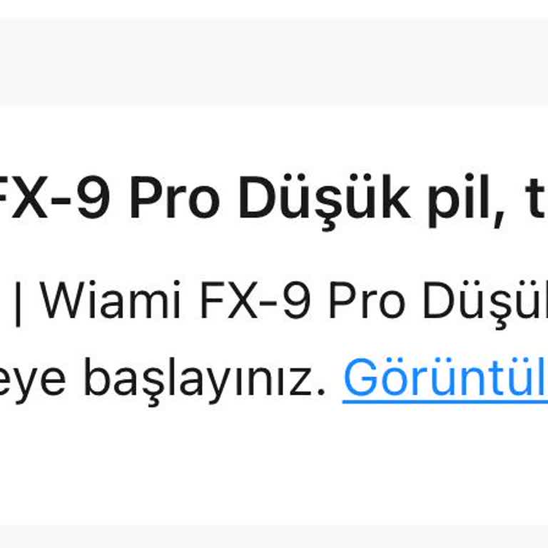 Wiami F9 Pro Süpürgenin Şarj Sorunu Ve Kargo Problemleri