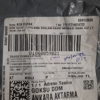 Yanlış Ürün Ve Ulaşılamayan Firma Sorunu