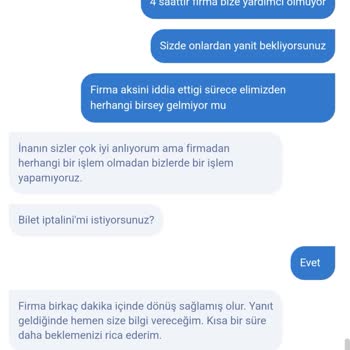 Otobüs Arızası Ve İptal Talebinde Zorluk