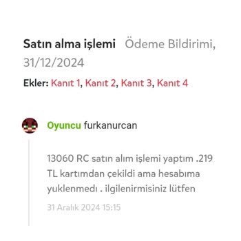 Yükleme Yapıldı, RC Ortada Yok!