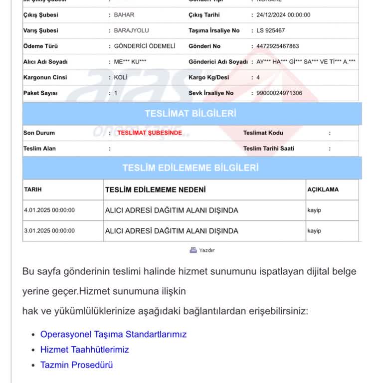 Aras Kargo İle 17 Günlük Teslimat Kabusu: Kaybolan Kargo Ve İlgisiz Müşteri Hizmetleri