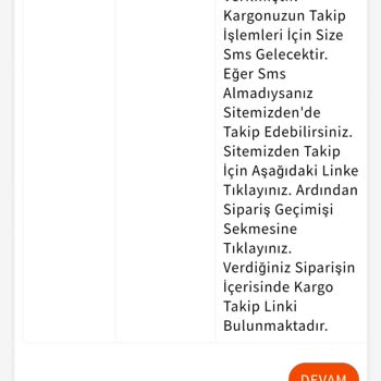 Sipariş Takip Numarası Ve Kargo Sorunu