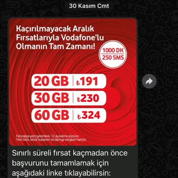 Vodafone'un Yanlış İşlemleri Ve Mağduriyet
