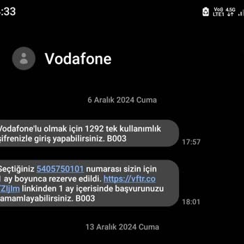 Rezervasyonlu Numara Kayboldu: Vodafone'un İletişim Hatası