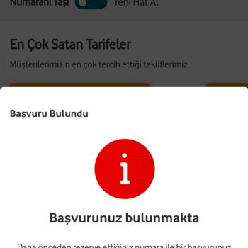 Rezervasyonlu Numara Kayboldu: Vodafone'un İletişim Hatası