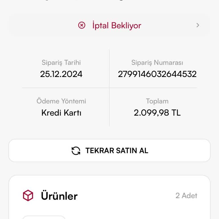 İptal Edilen Siparişin İadesi Neden Gecikti?