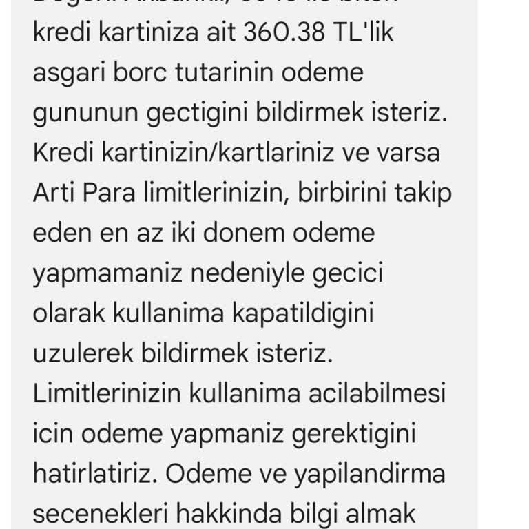 Akbank'ta Bilinmeyen Kart Borcu Ve Erişim Sorunu