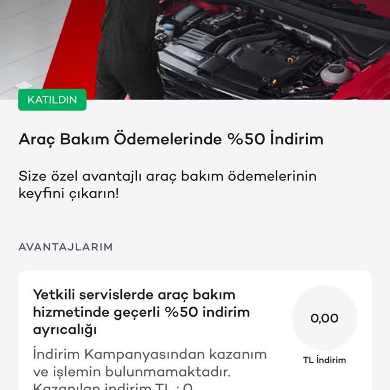 Akbank Araç Bakım Hizmetlerinde Söz Verilen İndirim Sorunu