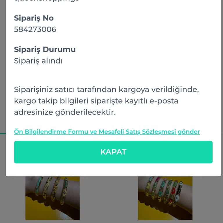 Sipariş İptali Veya Adres Değişikliği Sorunu