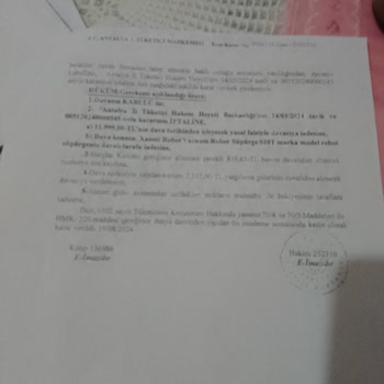 Yanlış İade Süreci Ve Eksik Ödeme Sorunu
