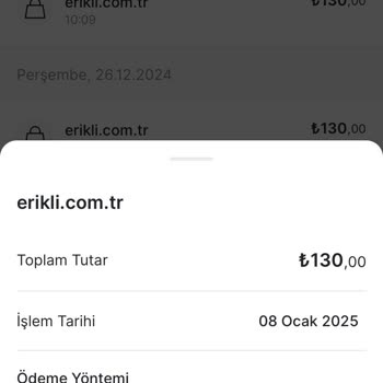 Erikli Uygulamasında Ödeme Sorunu Ve Ulaşılamayan Müşteri Hizmetleri