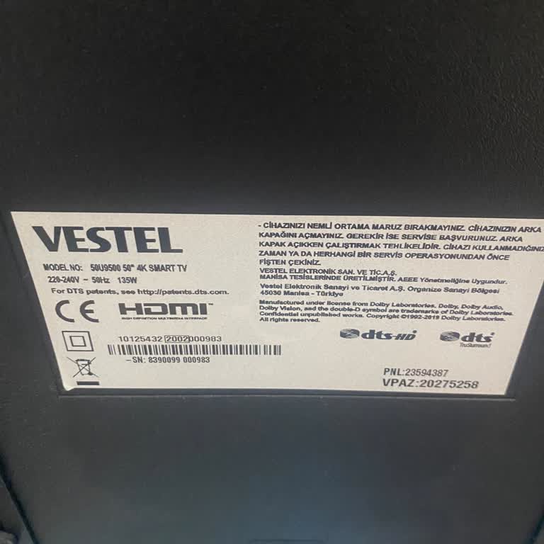 Vestel TV Uygulama Yükleme Sorunu