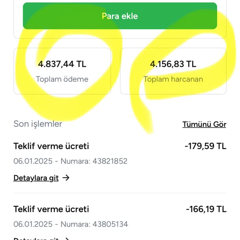 Teklif Ücretleri Ve İade Sorunları