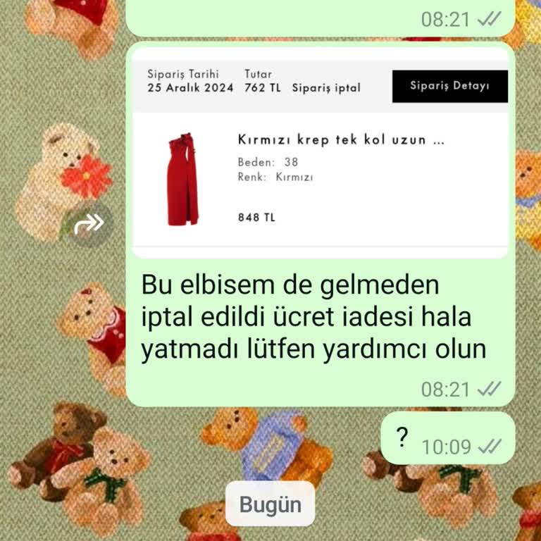 Keikei'den Gelen Hayal Kırıklığı: Yanlış Ürün Ve İade Sorunu