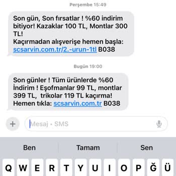 SC Sarvin Firmasının Güvensiz Ve Kalitesiz Hizmet Deneyimi