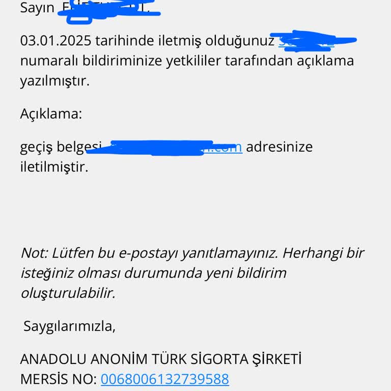 Anadolu Sigorta İle Evrak Bekleme Çilesi
