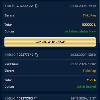 Atlantis Bahis Sitesi Kazancımı Sildi