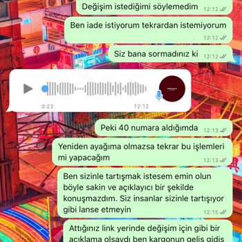 Yanlış Numara Ayakkabı Ve Tehditkar Müşteri Hizmetleri