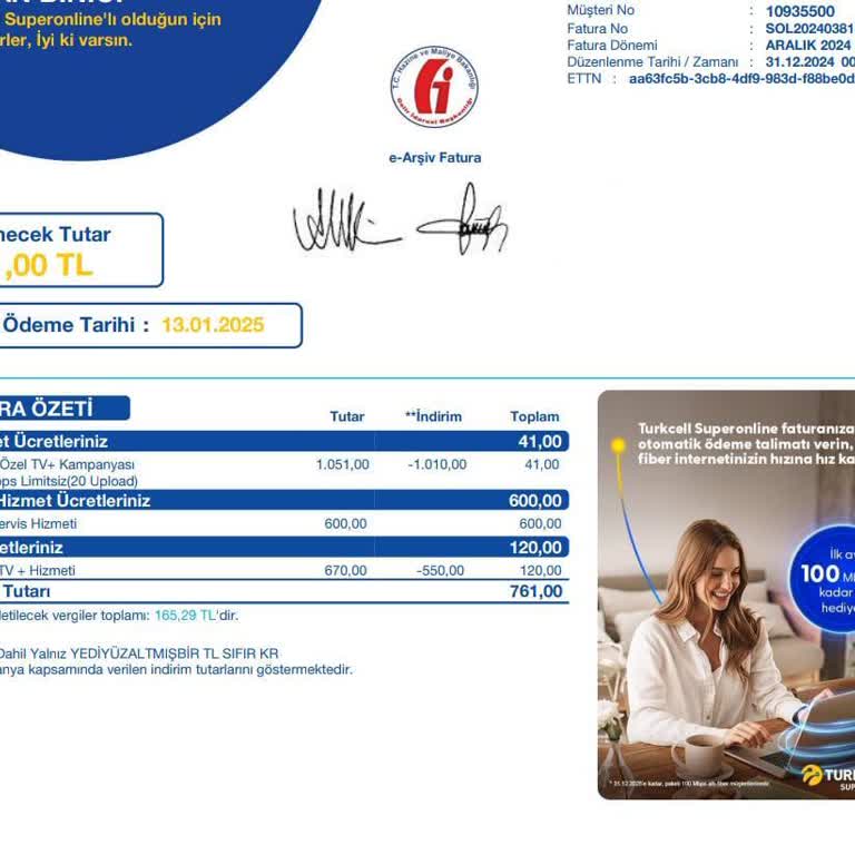 Turkcell Superonline TV+ Hizmetinde Müşteri Memnuniyetsizliği Ve Yüksek Fatura Şoku