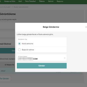 Garanti Yatırım Hesap Durumu PDF Sorunu