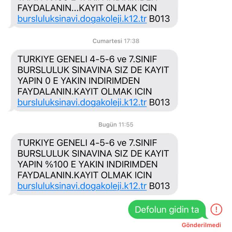 İzinsiz Bilgilendirme Mesajlarıyla Rahatsızlık