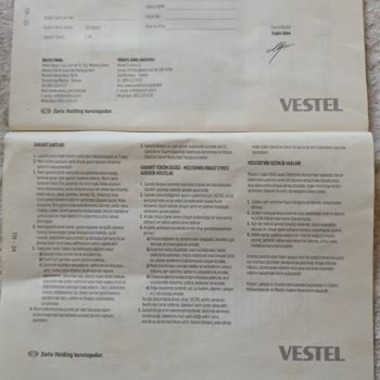 Vestel Çamaşır Makinesi Parça Beklerken Mağduriyet