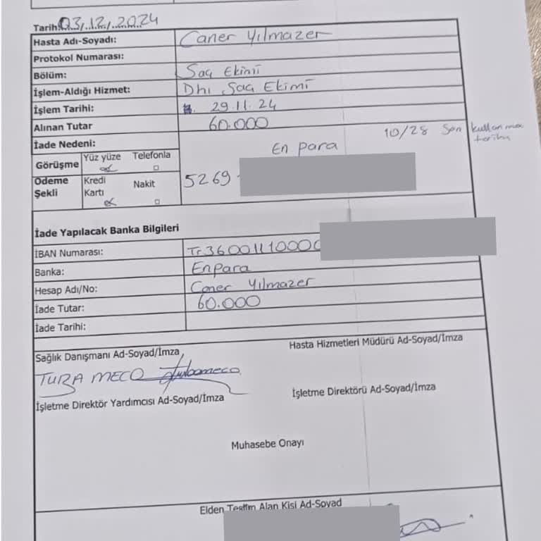 İade Sürecinde İletişim Sorunu