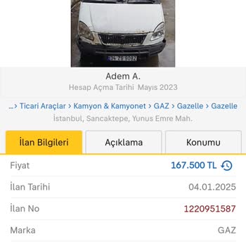 Araç İlanı Kategorisinde Model Uyumsuzluğu Sorunu